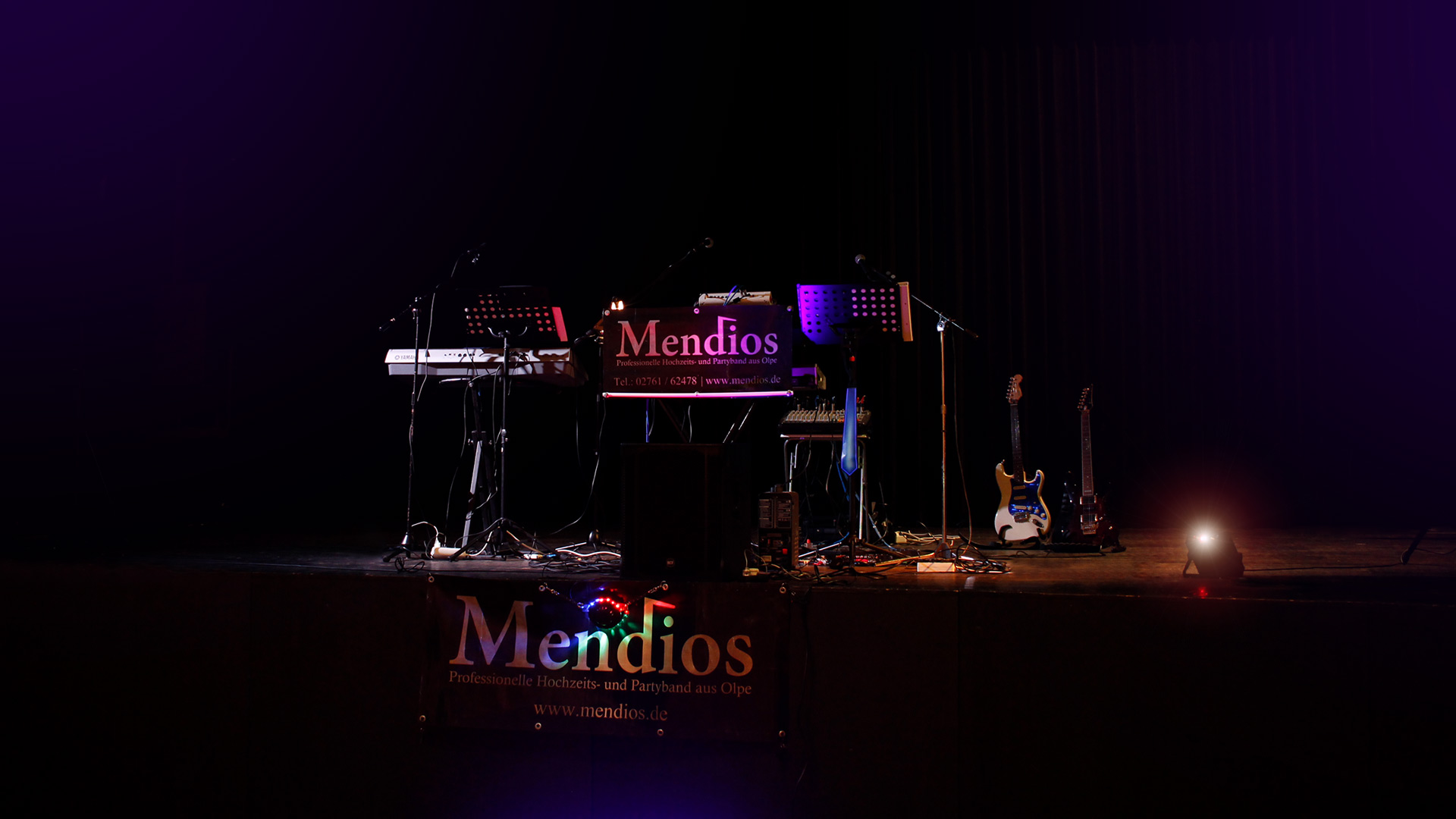 Mendios live — Sound-Check · Hochzeitsband Olpe